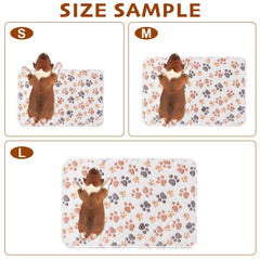 Manta Yintrest para mascota rosa con patita, ideal como abrigo cómodo.