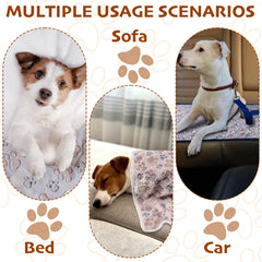 Manta Yintrest en sofá, uso doméstico cómodo para mascotas.