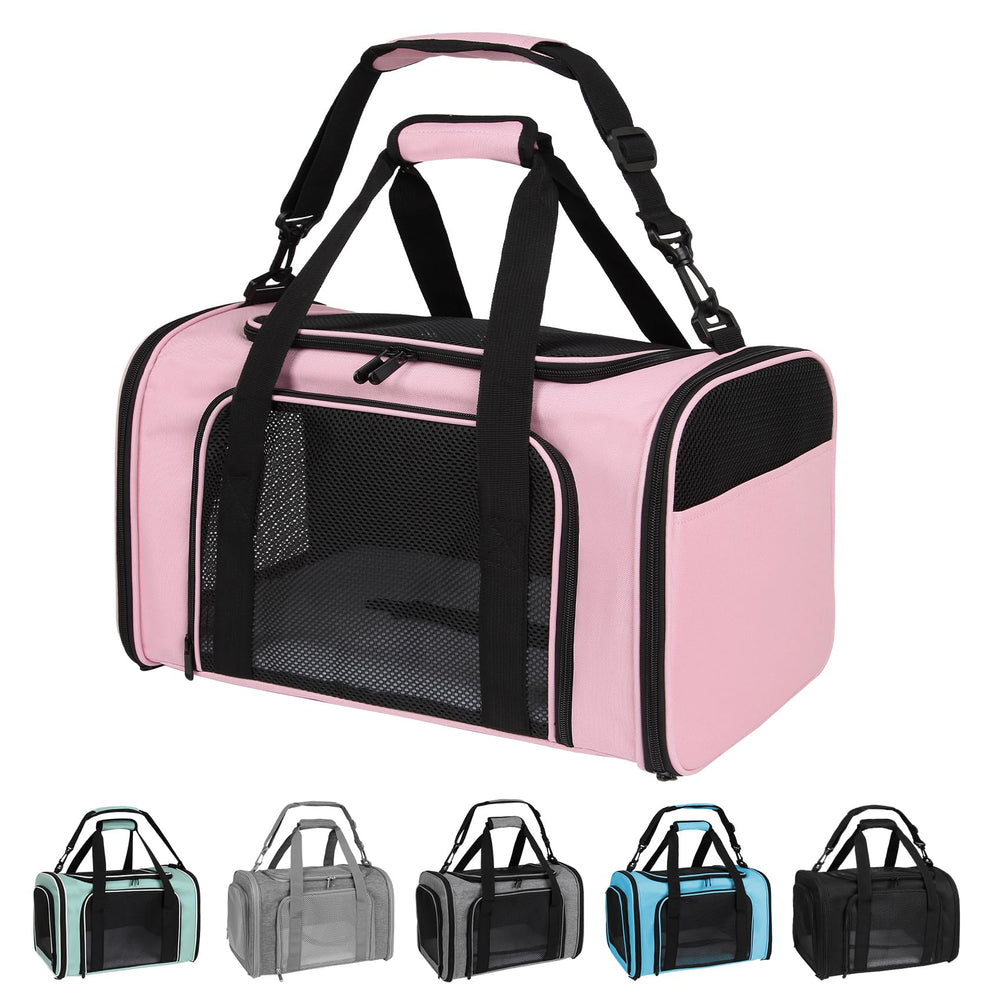Portador Yipincover para gatos mediano rosado preparado para viajes