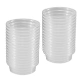 YOGURTCK tazas transparentes para gecko crestado, ideal para agua y comida