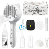 Yonvelt kit 9en1 con niebla y cepillo para mascotas para peinado suave