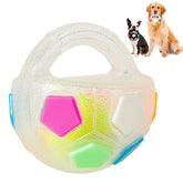 Pelota YOOGAO Pet con asa tipo pesa facilita lanzar y recoger.