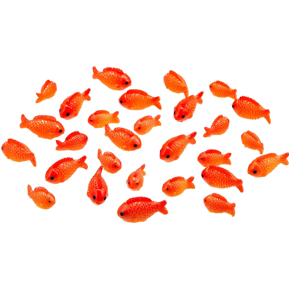 Peces miniatura rojos de Yookeer para acuario, añaden color y vida.