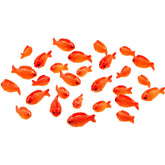 Peces miniatura rojos de Yookeer para acuario, añaden color y vida.