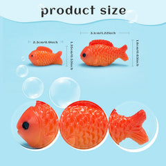 Peces miniatura rojos de Yookeer, tamaño grande para escenas realistas.