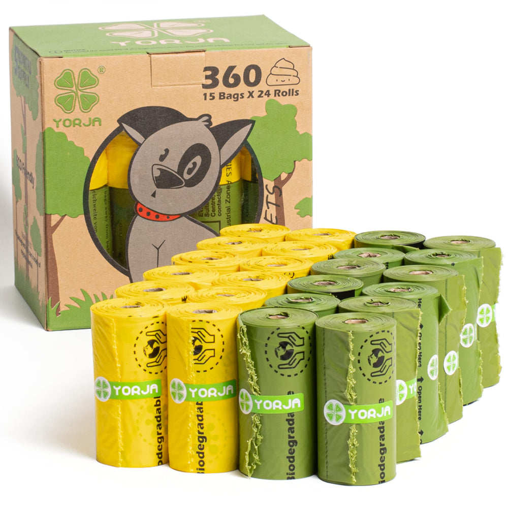 Bolsas YORJA en rollos, fáciles de usar para recoger heces.