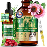 YOTANGO antibióticos naturales para gatos con botella de dosis, apoyo diario a la salud urinaria.