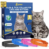 Collar antipulgas YOTANGO azul para gato, protección prolongada y confort diario.