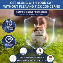 YOTANGO collar antipulgas para gatos resistente al agua