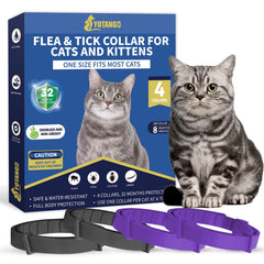 Collar antipulgas YOTANGO para gatos con ajuste cómodo y seguro
