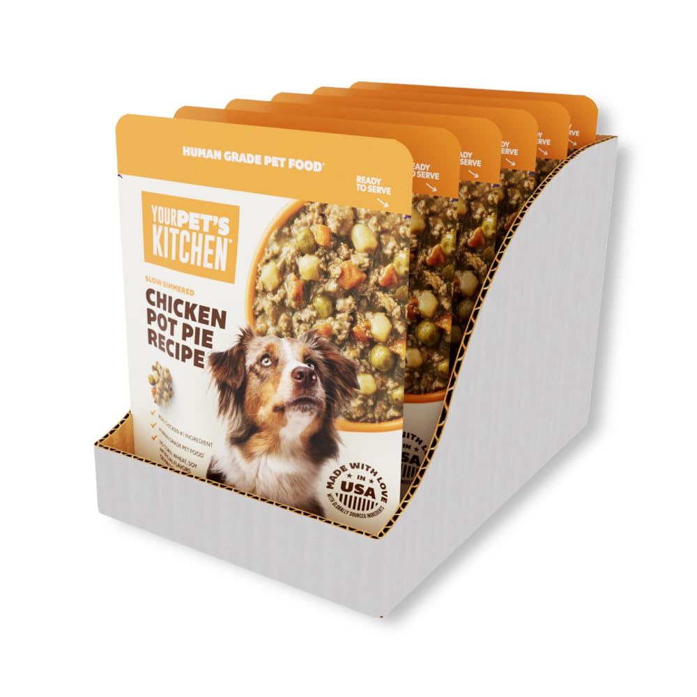 YOUR PET'S KITCHEN pollo real en bolsa de 9oz, primer ingrediente visible, para perros.