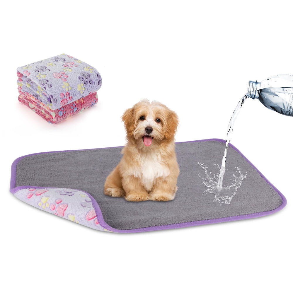 Manta impermeable Yuepet en rosa y pĂşrpura protege muebles y superficies.