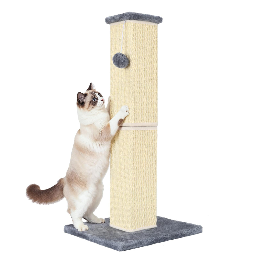 YULOYI poste rascador para gatos de 32 pulgadas, protege muebles.
