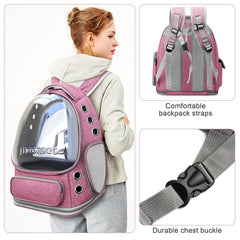 YUNLINLI Gato Mochila Correas Acolchadas para transporte cómodo.