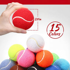 Yunsailing pelotas tenis perro colores vivos para añadir estímulo visual durante el juego.
