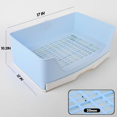 Yuoaes caja de arena con rejilla interna, mantiene la higiene