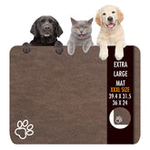 Almohadilla yuzshin absorbente para comida de mascotas, 36x24, evita manchas en el suelo.