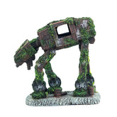 YZHZOM AT-AT Walker: figura-detalle para acuario, añade realismo y punto focal visual.