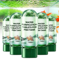 ZAIREG tabletas purificadoras para acuario muestran claridad rápida y agua más limpia.