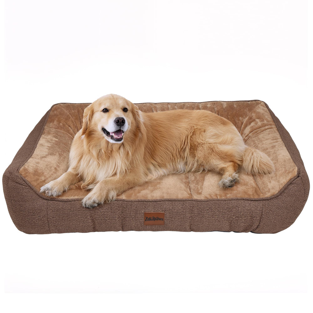 Cama ortopédica ZAKAPAWS para perros extragrandes con soporte de articulaciones