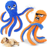Zeaxuie pulpo crujiente con sonido, ideal para estimular juego y caza.