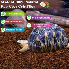 ZeeDix absorcion de olores y residuos en sustrato de coco para terrario