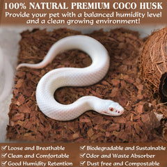 ZeeDix sustrato de coco para reptiles seguro y limpio