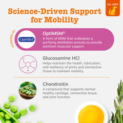 Zesty Paws glucosamina hcl para flexibilidad y movimiento suave