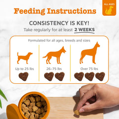 Zesty Paws fortalece la inmunidad de la mascota, apoyo natural.
