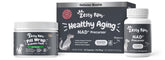 Zesty Paws NAD+ precursor en cápsulas para perros, potencia la vitalidad diaria.
