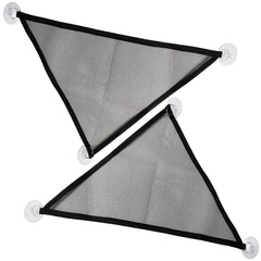 Zhuohai hamaca para lagarto en negro, soporte transpirable y estable con ventosas.