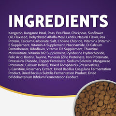 Zignature canguro, probióticos incluidos para apoyar la salud intestinal.
