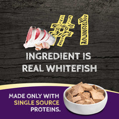 Zignature Fórmula de Pescado Blanco en envase llamativo para porciones diarias.