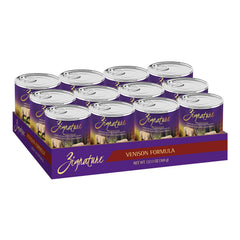 Zignature Venison en lata 13 oz, 12 unidades, promueve hidratación diaria