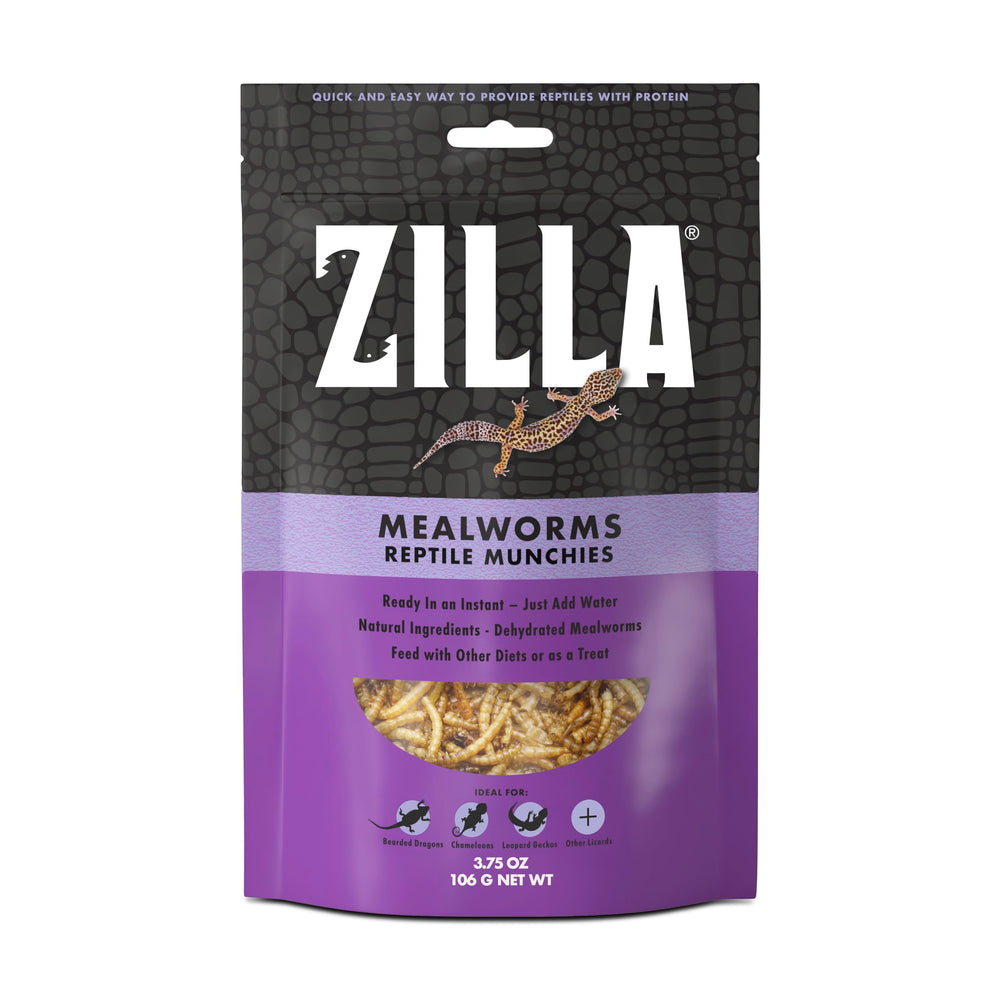 Zilla Premios para reptiles en bolsa con cierre, conservación conveniente entre comidas