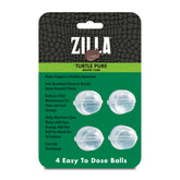 Zilla Turtle Pure: bola de dosificacion que se descompone para cuidado semanal