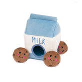 ZippyPaws Burrow: juguete interactivo leche y galletas para estimular la mente del perro