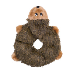 ZippyPaws Loopy erizo con seis chirridos, ideal para juegos interactivos.