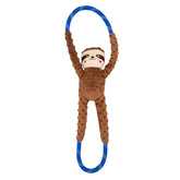 ZippyPaws RopeTugz con diseño de perezoso, ideal para juego de arrastre robusto