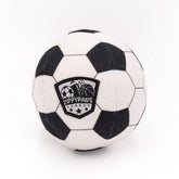 ZippyPaws SportsBallz balón de fútbol peluche para juego dinámico.