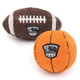 ZippyPaws SportsBallz fútbol: juguete suave para perros, ideal para juegos dinámicos y sesiones en casa.