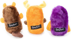 ZippyPaws Squeakie Buddies alce lateral, ligero y suave para perros.