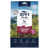 Ziwi Peak Venado, bolsa abierta, muestra proteína alta y fuente natural.