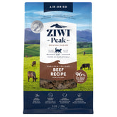 Alimento de ZIWI Peak con carne de res, alta proteína para gatos activos.