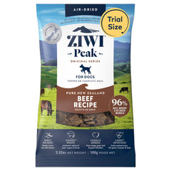 ZIWI Peak: empaque de alimento para perro ternera, práctico y fresco.