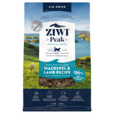 ZIWI Peak para gato, envase visible con comida aire-secada de merluza y cordero, alto en proteína