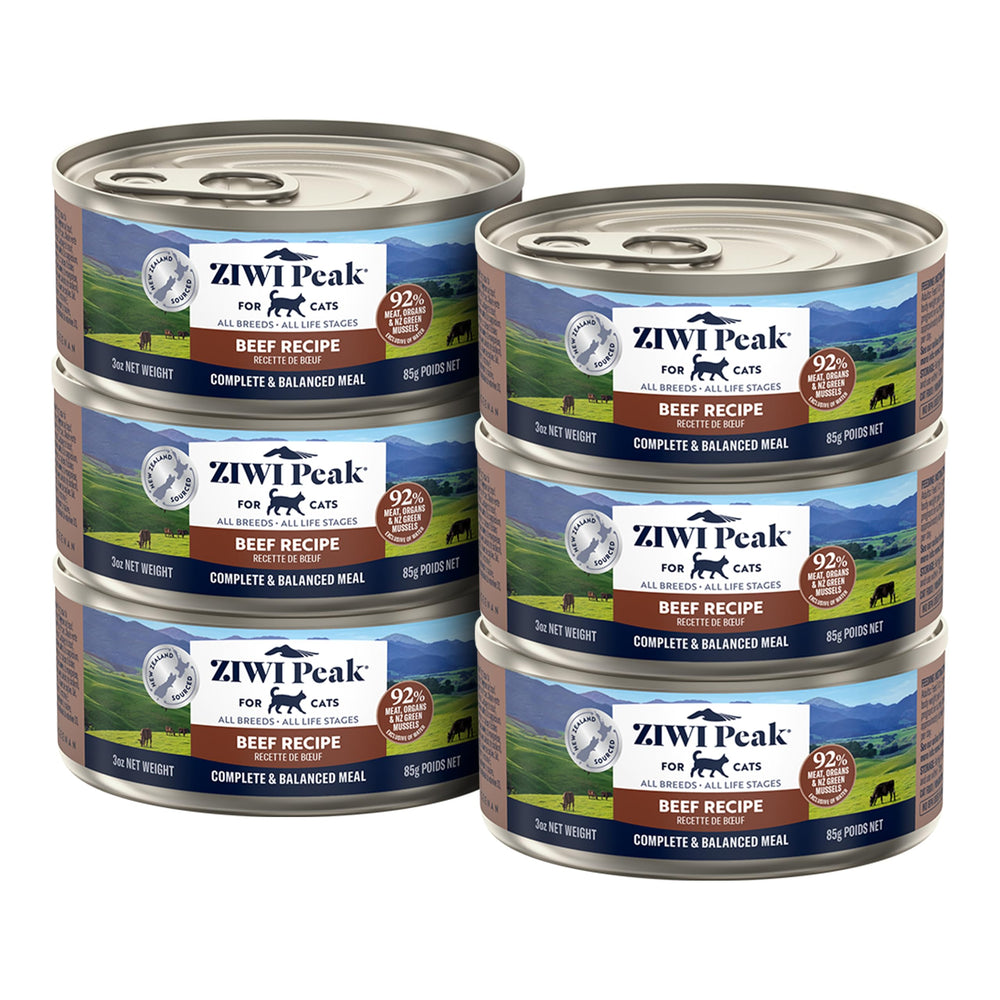 ZIWI Peak: lata húmeda para gatos con proteína de vacuno.