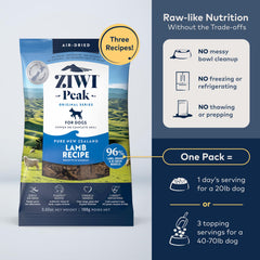 ZIWI Peak tripa-verde: fuente de fibra para mejora de la digestión