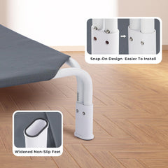 ZOMISIA cama para perro, uso interior y exterior, lista para patio o casa