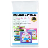 Zonon papel crinkle, hoja 51x78, ideal para juguetes que chirrían.